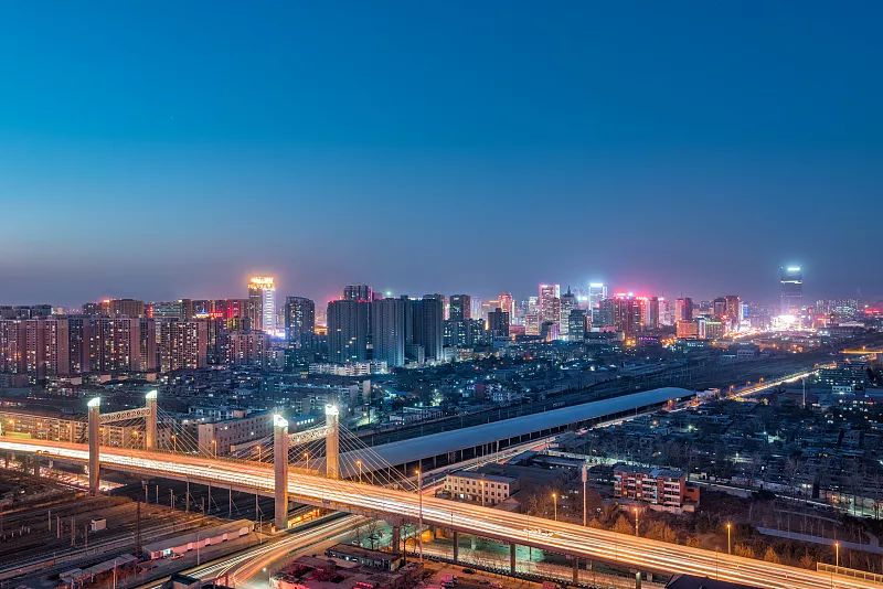 河北乡村黄昏景致